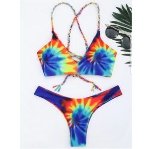 Tie die bikini